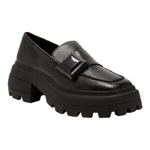 Katy Perry Women's The Geli Combat Platform Loafers Black Size 5